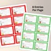 Holiday Party Printable Raffle Tickets: A Festive Way to Celebrate ...