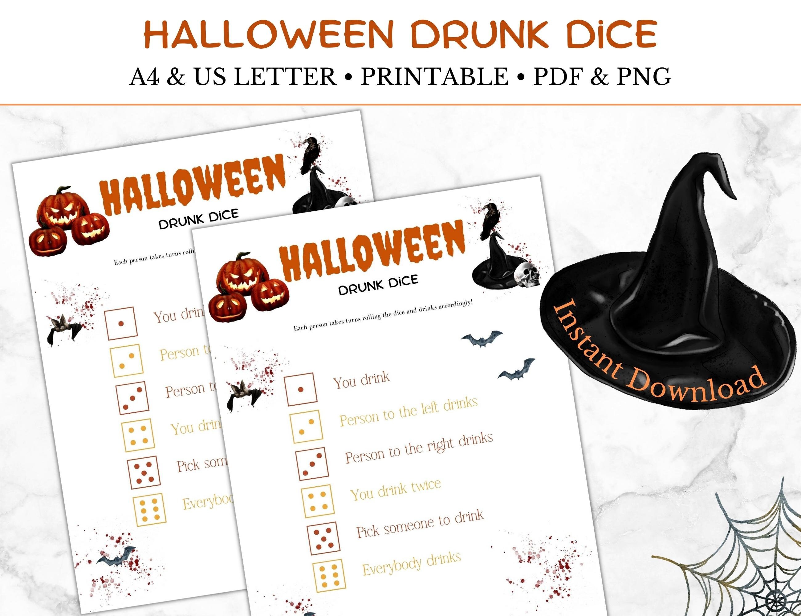4 Adult Halloween Game Bundle Printable, Halloween Party Games for ...