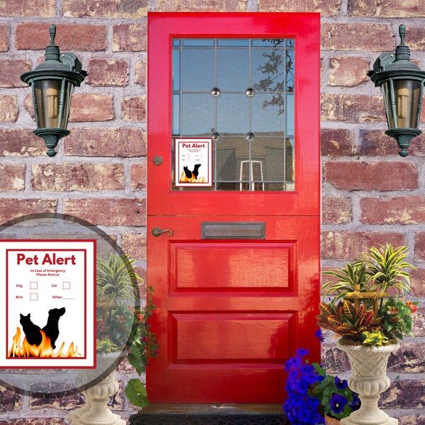 Printable Pet Alert Etsy Printable Pet Alert Etsy