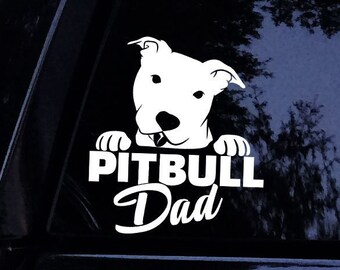 pitbull dad decal
