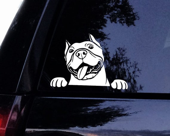 WickedGoodz Pit Bull Mom Vinyl Decal – Pink Paw Design, Perfect For Cars, Laptops & More