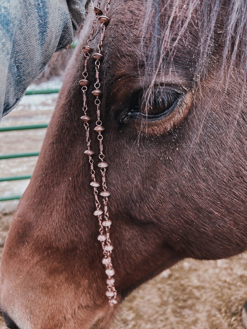 The Copperhead Rein Chain Necklace Etsy