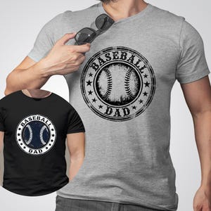 Baseball Dad Shirt PNG Design, Baseball SVG, Sport Papa Png, Baseball-Shirt zwar, Baseball png, Baseball Papa Png, Baseball Dad Sublimation