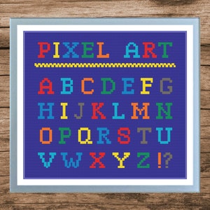 Buy 1 Get 1 Free Cross stitch alphabet, Calligraphy Alphabet, Colorful gift, Monogram cross stitch, Instant PDF, Digital cross stitch chart