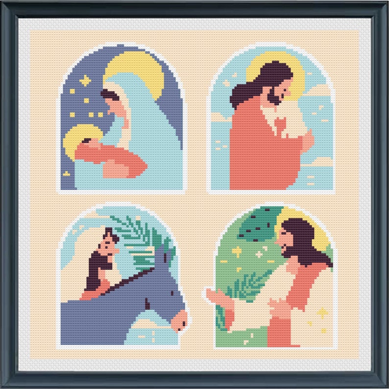 Jesus Christ Cross Stitch Patterns Religious Cross Stitch Etsy