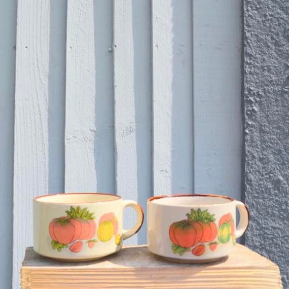 Vintage Soup Mug 70s Shell Fuel Soup Bowl Etsy