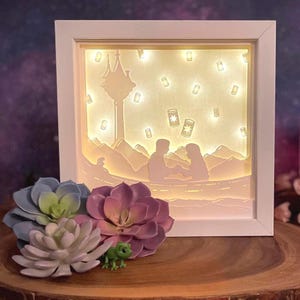 8x8 I See the Light- Rapunzel Inspired Light Box