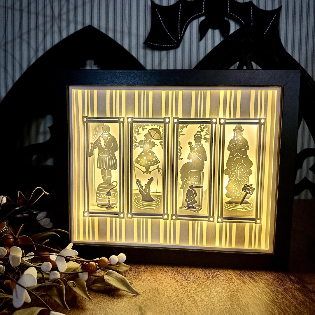 Haunted Mansion Inspired Light Box - Etsy