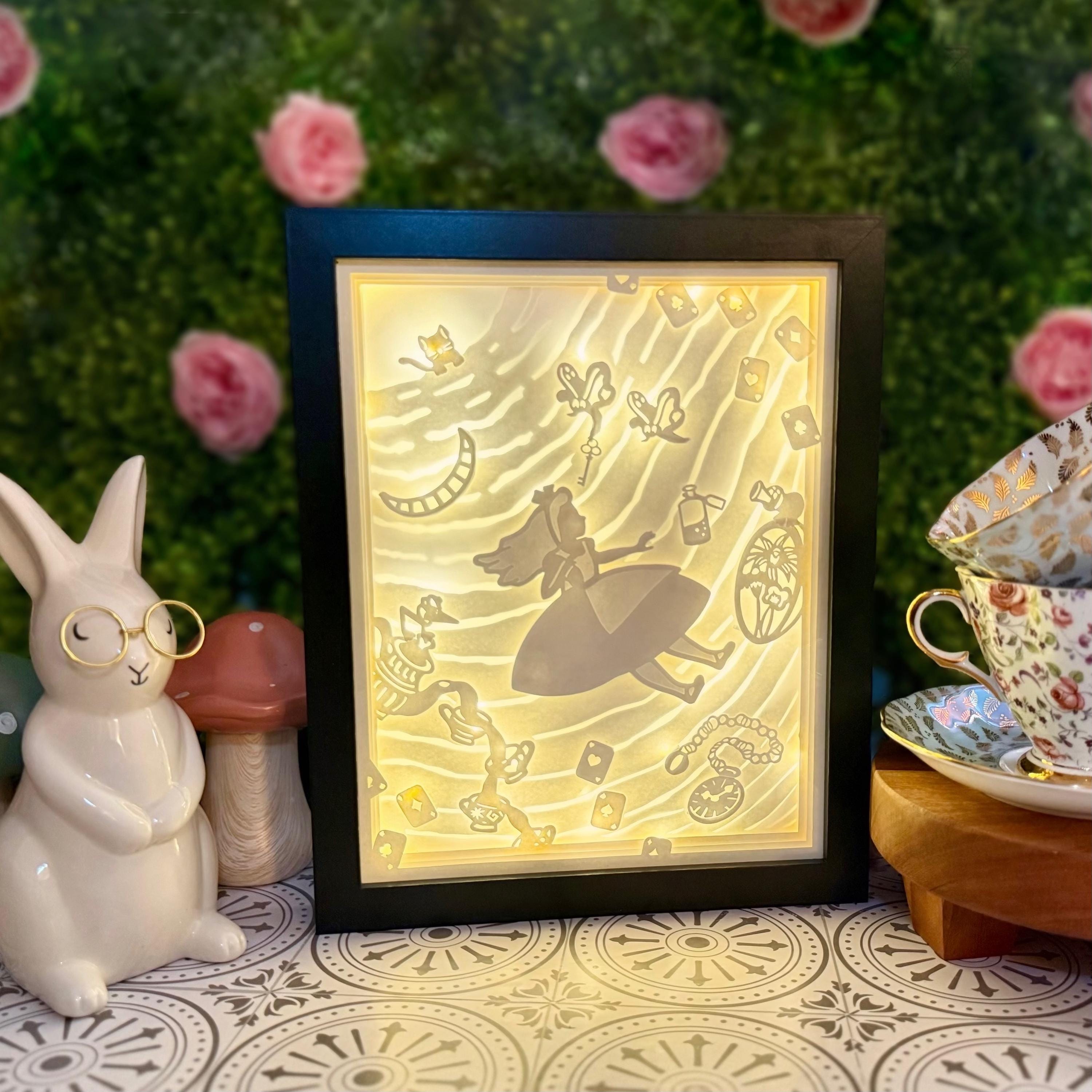 Alice in Wonderland Lightbox - Etsy
