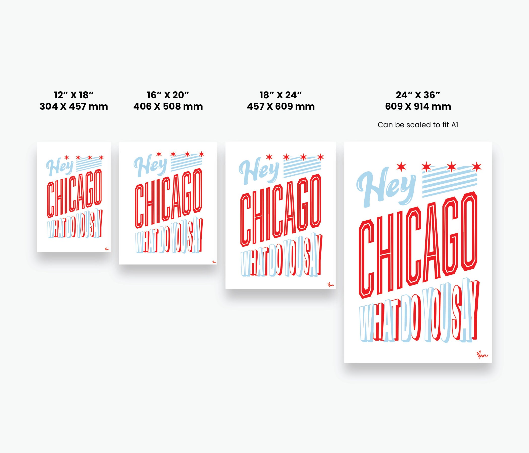Hey Chicago What Do You Say Instant Download Printable Poster Hey chicago what do you say instant download printable poster