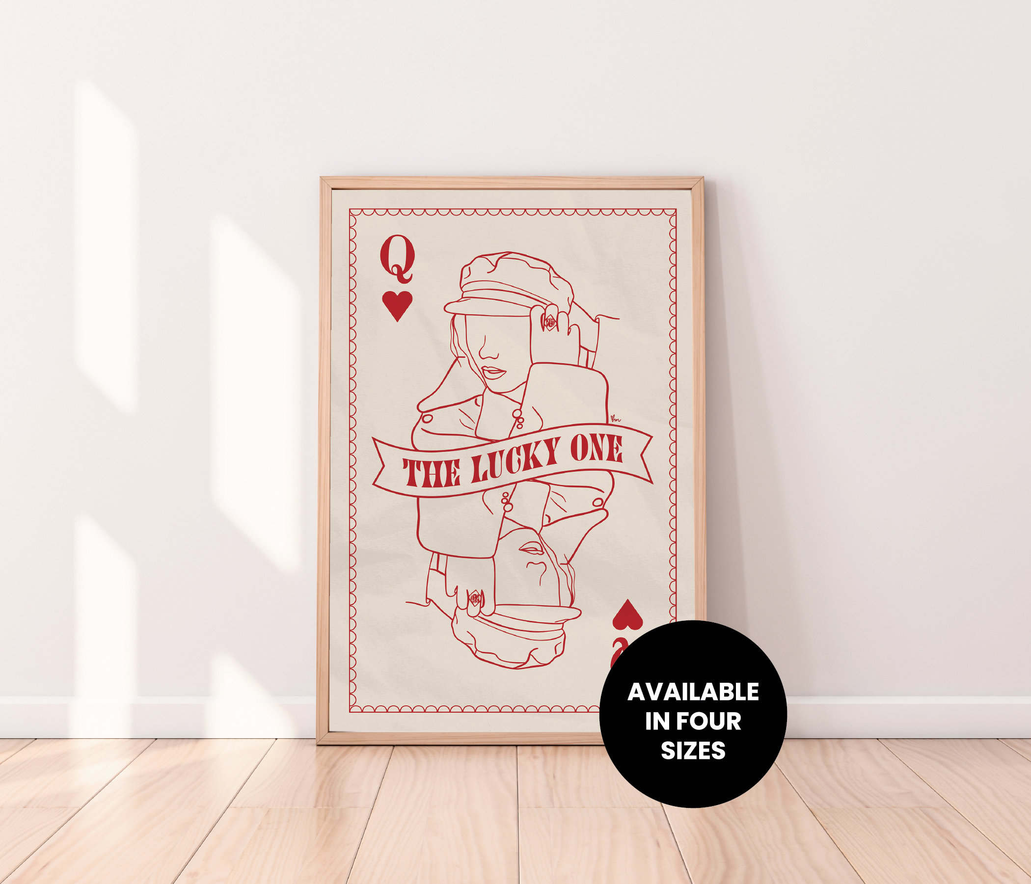 The Lucky One Taylor Swift Playing Card Inspired Wall Decor Etsy