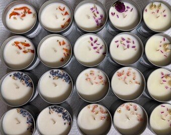 Pure Soy Wax Sample Tins 20 Pack