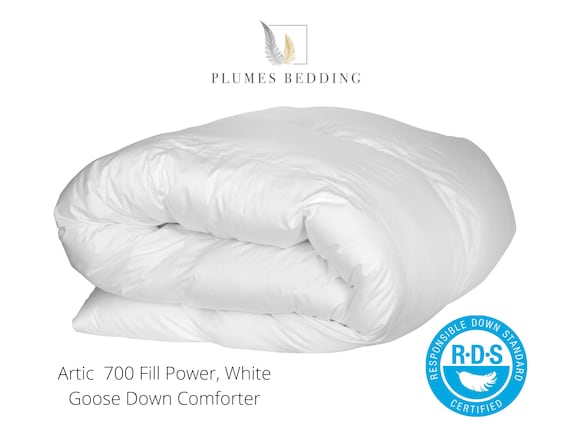 Artic Full 76x86 700 Fill Power White Goose Down Bed Comforter Etsy