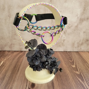 Biothane Collar Martingale Metal Collar Fashion Collar Kink Petplay Collar