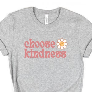 Choose Kindness Women&#39;s Short Sleeve T-Shirt, Spread Positivity Ladies Shirt