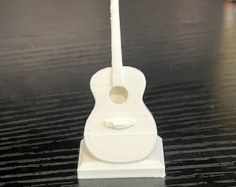 Chitarra stampata in 3D su supporto