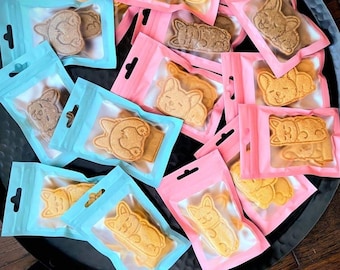 Promote Your Business with Dog Treats & Custom Labels - Black/White