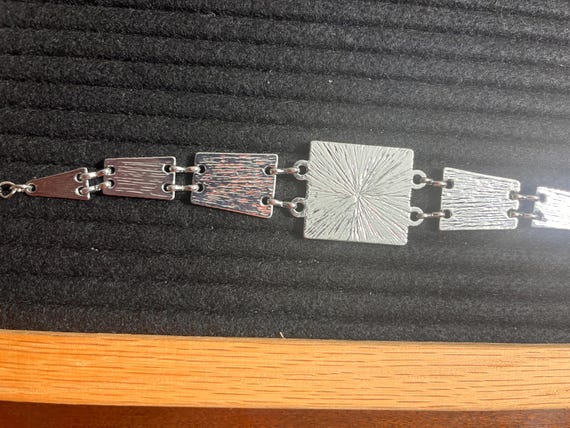 Red Abalone Shell Rectangle Earrings, Bracelet an… - image 8