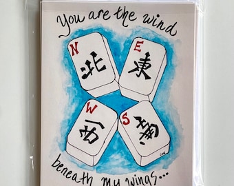 Mahjong Winds Notecards