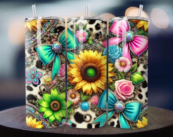 Everything Girly Tumbler Sublimation Wrap 20 oz Skinny Seamless Instant Download, Coquette Lovers, Gift for Her, Glamour Decor