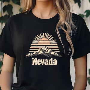 Nevada Clipart for POD Products and Sublimation Instant Download, Nevada Lovers Gift, Boho Decor, Retro Travel, Paper Crafts