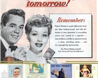 Vintage Magazine Ads 1920s-1950s: Clip Art for Junk Journal, Scrapbooking, Crafts  (Digital Download)