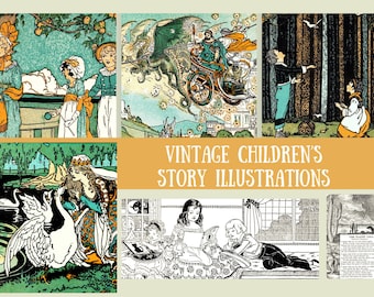 20er Jahre Illustrationen: Vintage Clipart für Junk Journals (Digitaler Download)