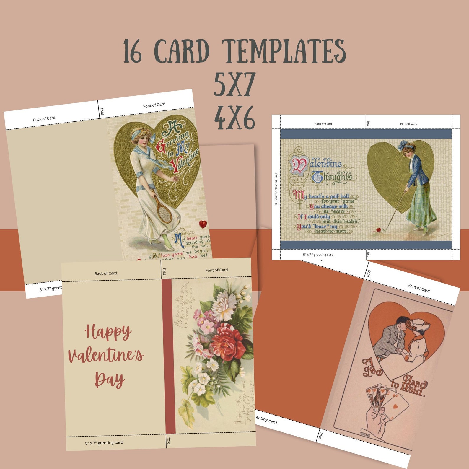 Vintage Valentine's Day Prints From the 1800s for Valentine Cards Plus ...