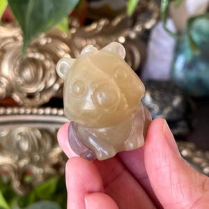 Rare Honey Fluorite Capybara Figure Cute Capybara Gift Capybara Crystal Carving Honey Fluorite Capybara Decor Cute Capybara Gift Capybara