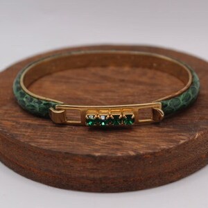 Gucci Snakeskin Bracelet - Etsy Gucci Snakeskin Bracelet - Etsy