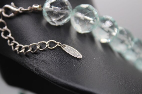 Images Vclm Necklace Silver Vintage VCLM Signed Silver Tone