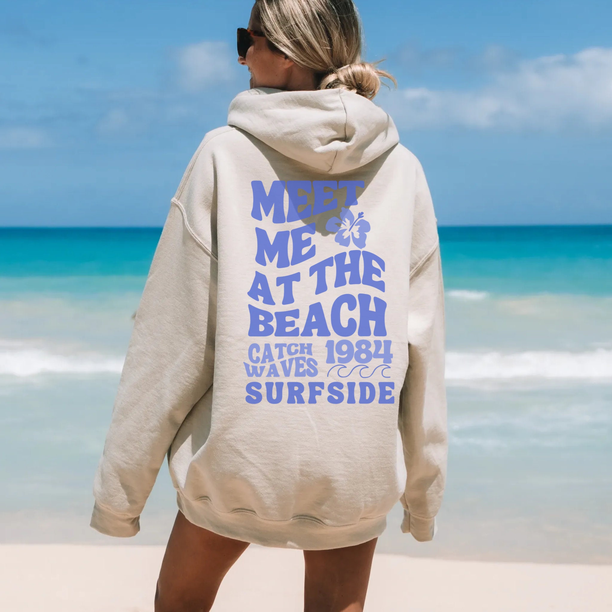 Coconut Girl Hoodie, Oversized Preppy Clothes Teen, Trendy Y2K Aesthetic  Sweatshirt VSCO Beach Hoodie Words On Back Retro Graphic Sweatshirt
