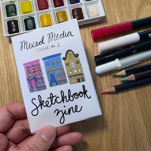 Mixed Media Sketchbook Zine