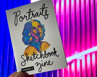 Portraits Sketchbook Zine Issue No. 2