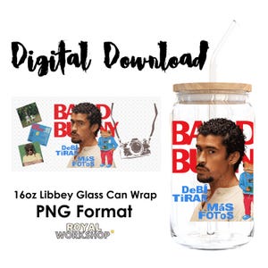 No Me Quiero Ir De Aqui I PNG, digitaler Download, 16 Unzen Libbey Glasdose UVDTF Cup Wrap Design