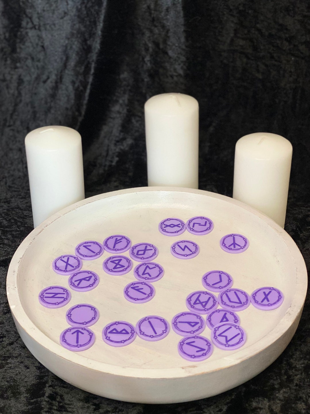 Runes // Acrylic // Laser Cut // Lilac - Etsy