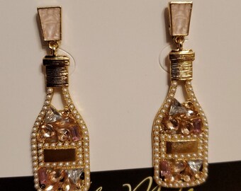 Popping Bottles Earrings