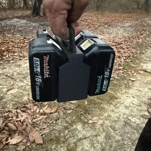 Makita 18V-batterijhouder – biedt plaats aan maximaal 4 batterijen | 3D-geprint opberger en opbergrek voor elektrisch gereedschap voor Makita 18 V BL1850 BL1830 BL1840