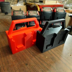 Milwaukee M18 Battery Carrier - Milwaukee M18 Battery Holder - Milwaukee Battery Holder - Milwaukee Battery Carrier