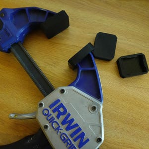 Irwin Quick-Grip Clamp Replacement Pads – Rubber Jaw Grips for Bar Clamps, Irwin Clamp Parts, Quick Grip Pad Replacements - Multi Packs