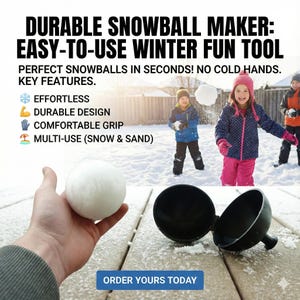 Durable Snowball Maker: Easy-to-Use Winter Fun Tool