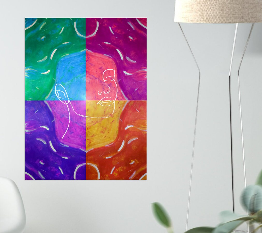 Beautiful and Bright Poster Designed With Original Artwork - Etsy