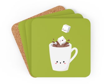 Happy Mug Coasters (Set Of Four)