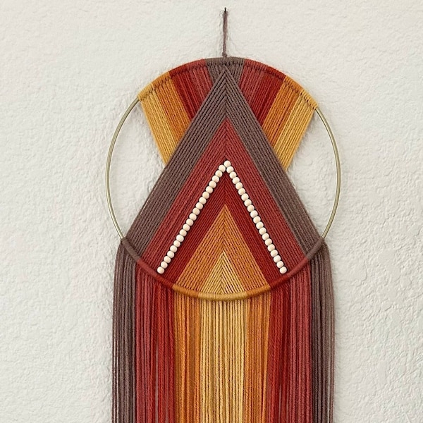 Red Wall Hanging Etsy