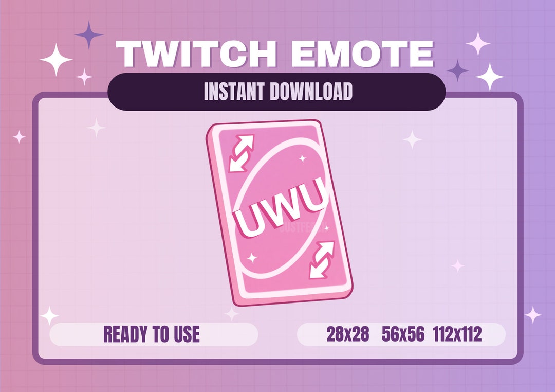 1st UNO Reverse Card Emojis for Streaming, Twitch, Discord