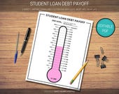 Student Loan, Debt Tracker, Student Debt, Student Loans Debt, Student Loan Payoff, Debt Free Journey, Debt Payoff, Payoff Tracker,