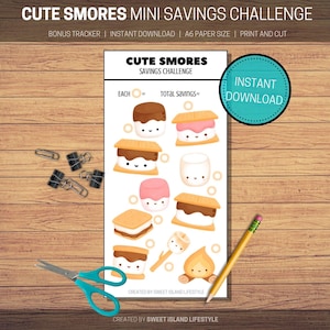 スモアミニ貯金チャレンジ：A6トラッカー（PDF）