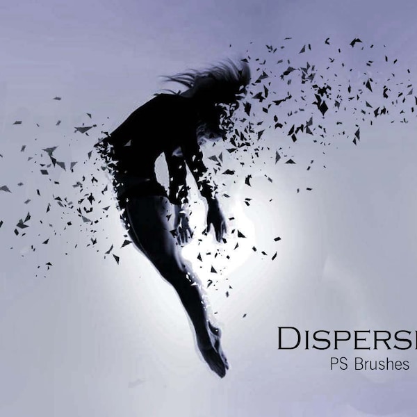 100 Dispersion Brushes for PS Photoshop , photoshop brushes for your art work