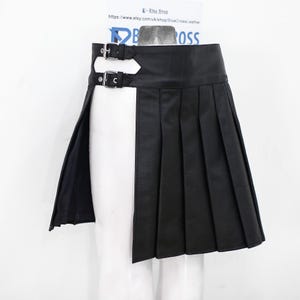 Handmade Leather Gladiator Kilt: Renaissance LARP Clubwear Skirt