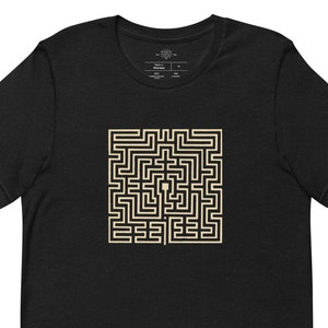 Maze vintage Design t-shirt unisexe